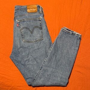 Levi's Straight Leg Denim Jeans - Classic Blue